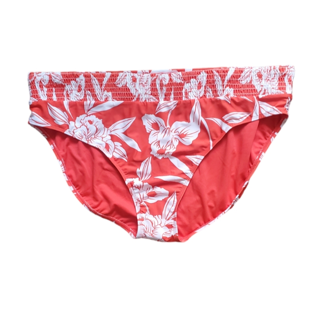 Time & Tru Women's Mid Rise Swim Bottom